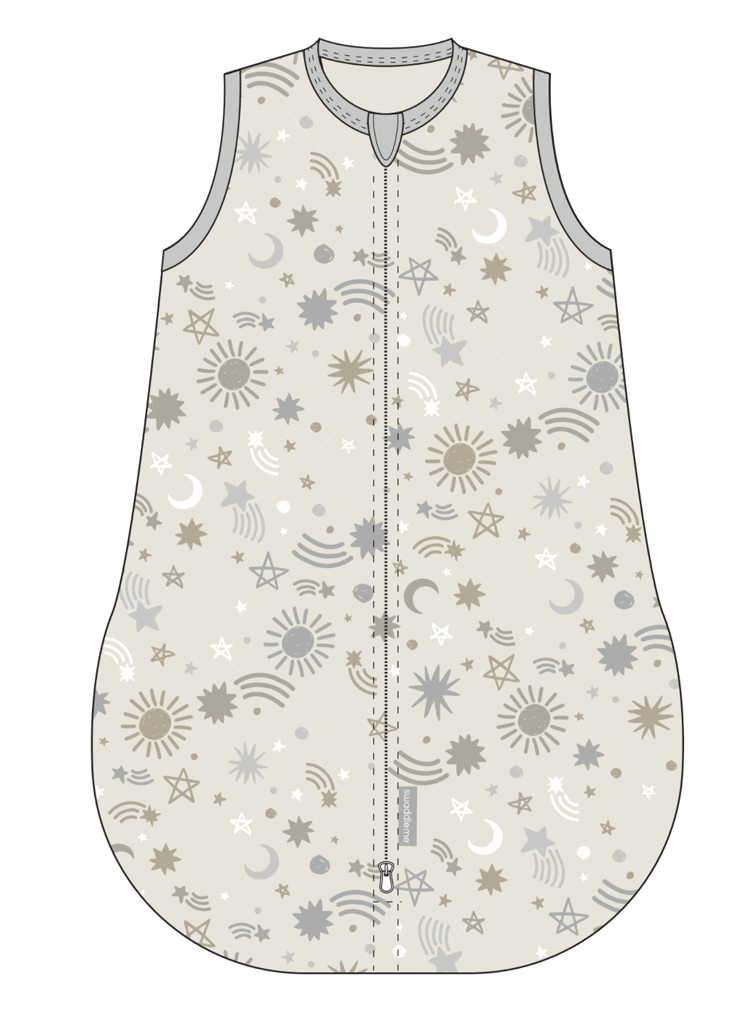 INGENUITY Vak spací bavlnený 1 TOG SwaddleMe™ Celestial Dance 0m+
