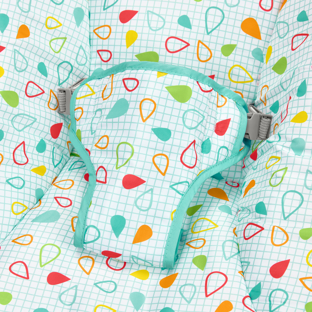 BRIGHT STARTS Lehátko s hračkami Colorful Confetti™ Bouncer, 0m+