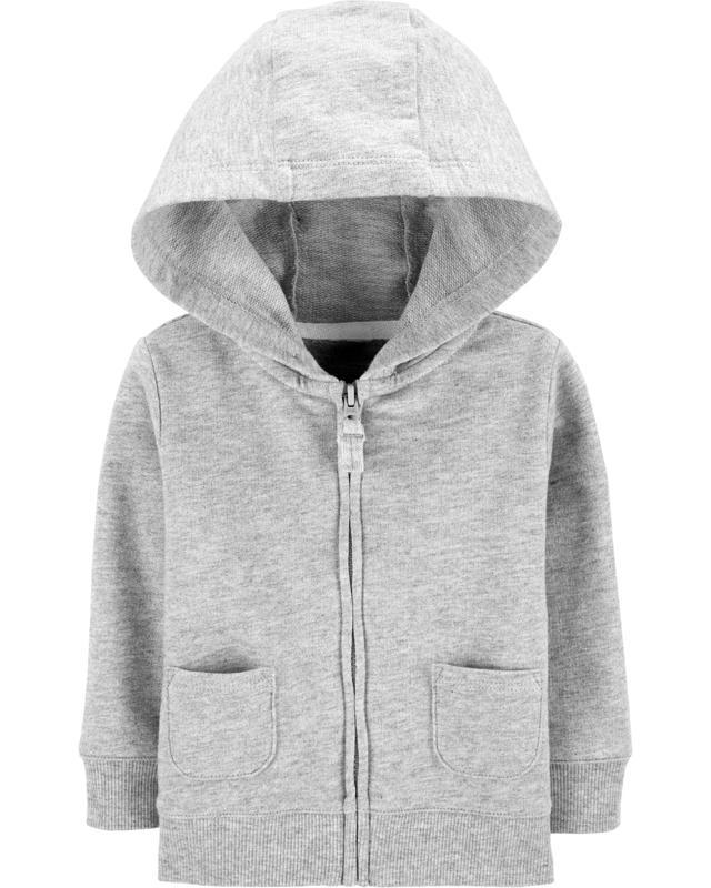 Mikina na zips s kapucňou Gray chlapec 12m