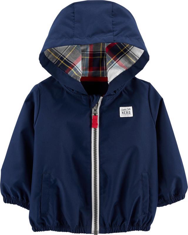 Bunda na zips s kapucňou Pattern chlapec 9m