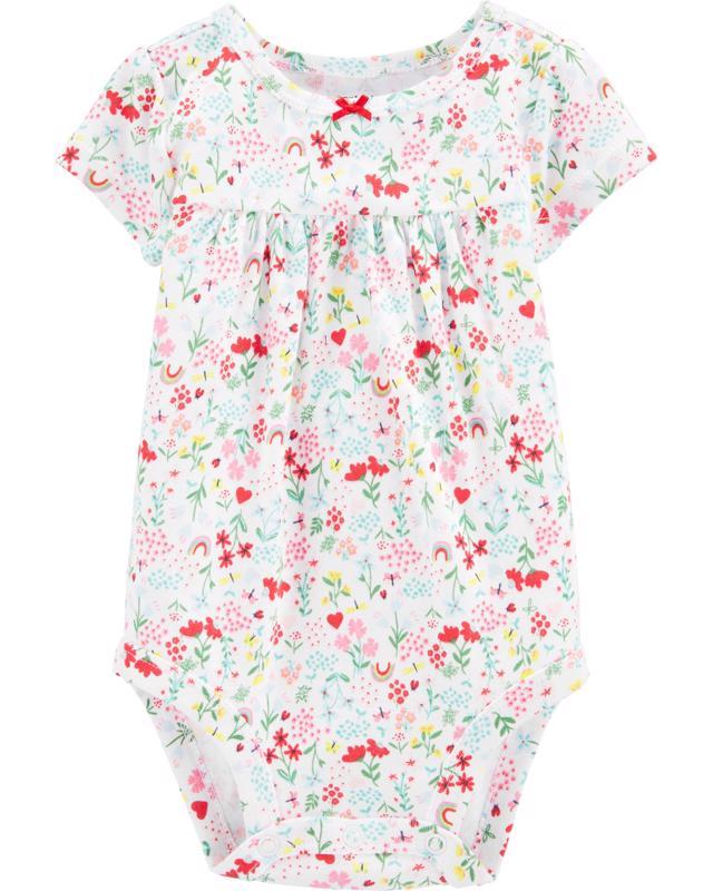 Body krátky rukáv Floral dievča 6m