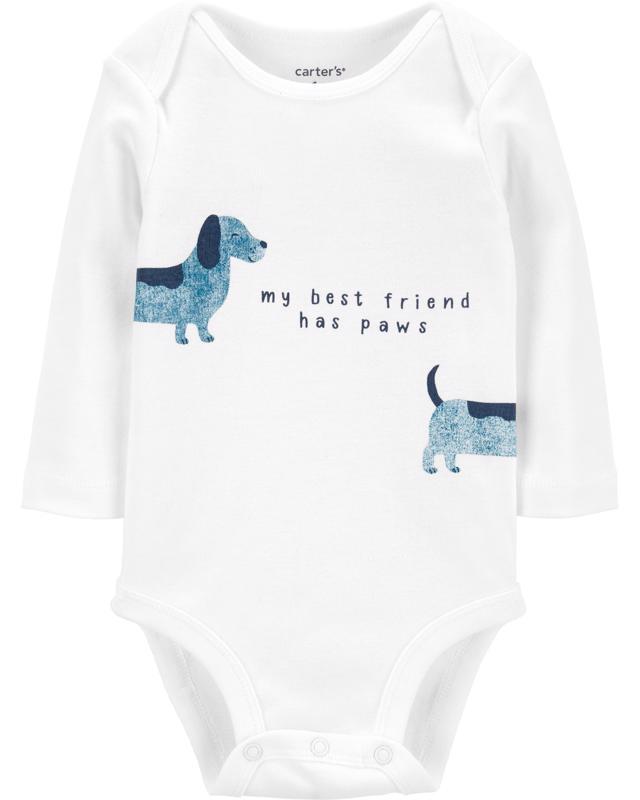 Body dlhý rukáv Dog 6m