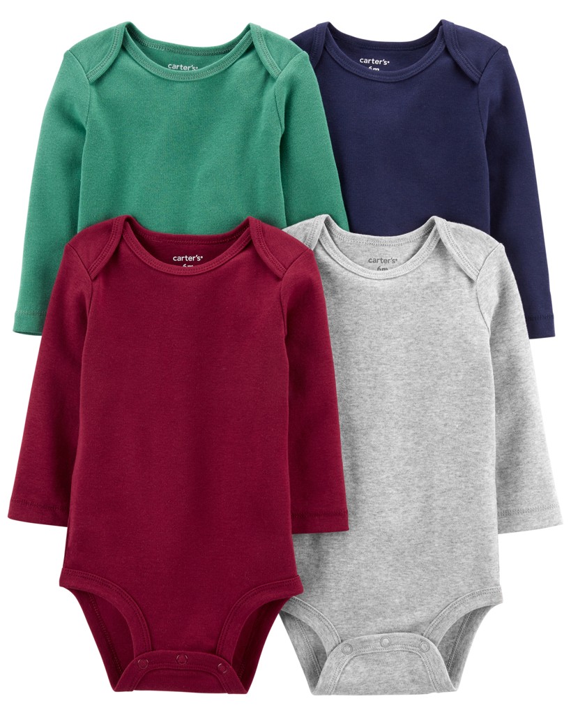 CARTER'S Body dl. rukáv Multicolour chlapec 4ks 9m