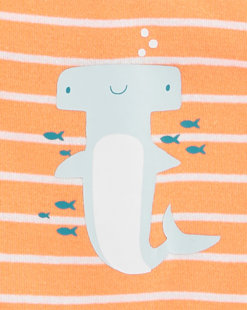CARTER'S Body bez rukávov Stripes Animals chlapec 5ks NB/ veľ. 56