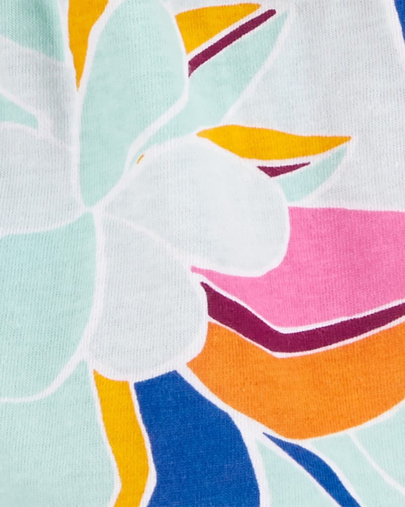 CARTER'S Set 3dielny body na ramienka, tielko, nohavičky Multi Floral dievča 6m