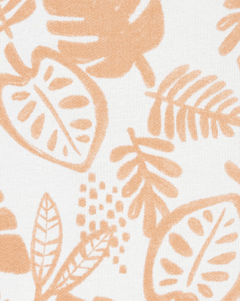 CARTER'S Set 3dielny body na ramienka, tielko, nohavičky Brown Palm dievča 18m