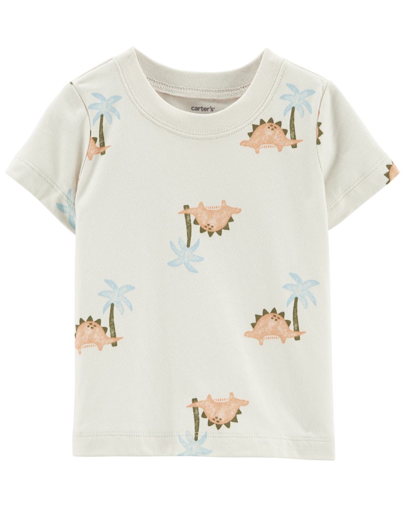 CARTER'S Set 2dielny tričko kr. rukáv, kraťasy na traky Green Dino chlapec NB/ veľ. 56