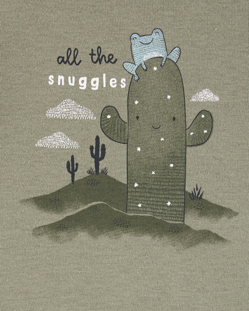 CARTER'S Body krátky rukáv Cactus & Buffalo chlapec 5ks NB/ veľ. 56