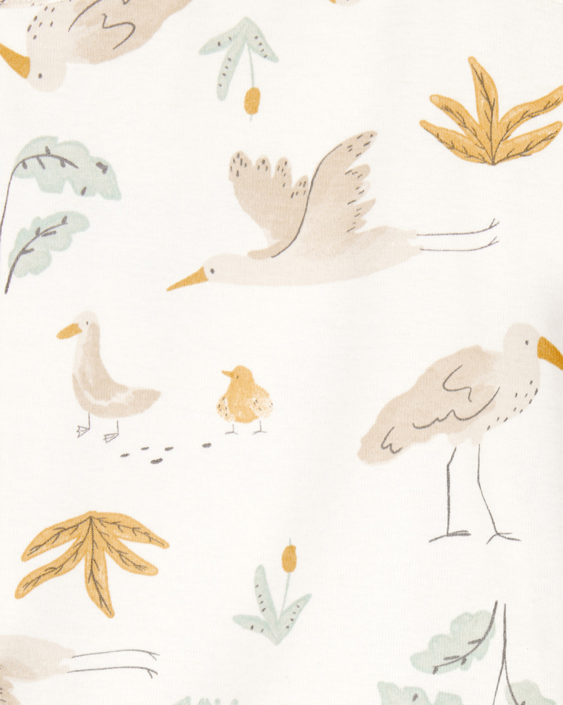 CARTER'S Body krátky rukáv Bird prints 5ks NB, veľ. 56