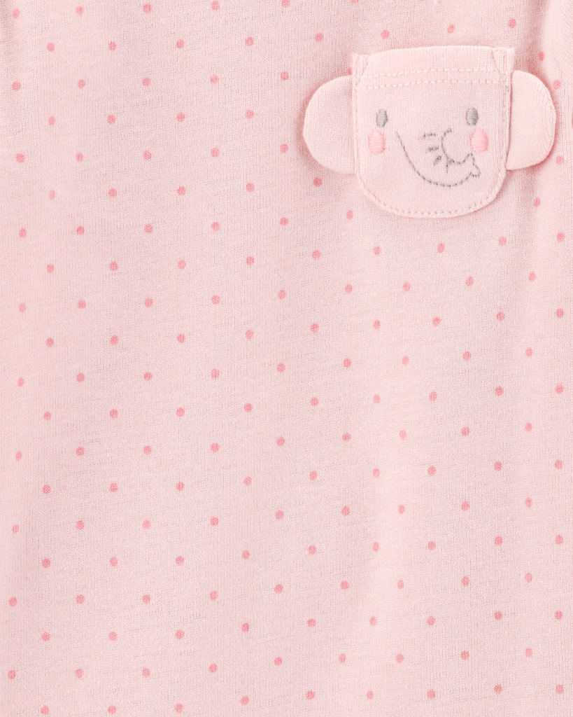 CARTER'S Body dlhý rukáv Character Pocket dievča 4ks NB, veľ. 56
