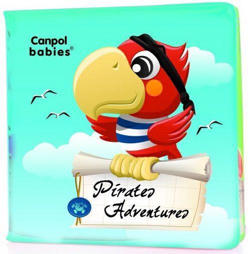 CANPOL BABIES Mäkká knižka pískacia – piráti