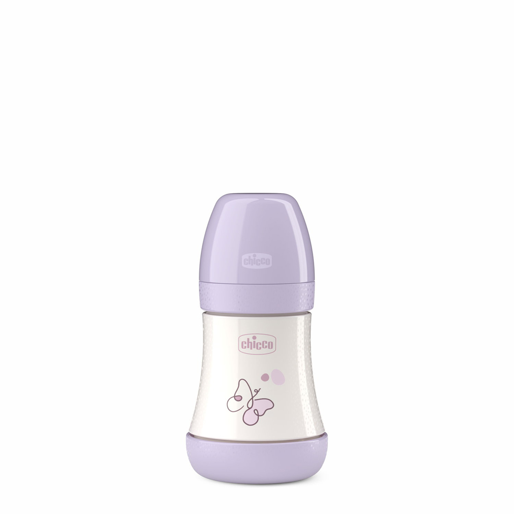 CHICCO Fľaša dojčenská antikoliková Perfect5 150 ml dievča pomalý prietok 0m+