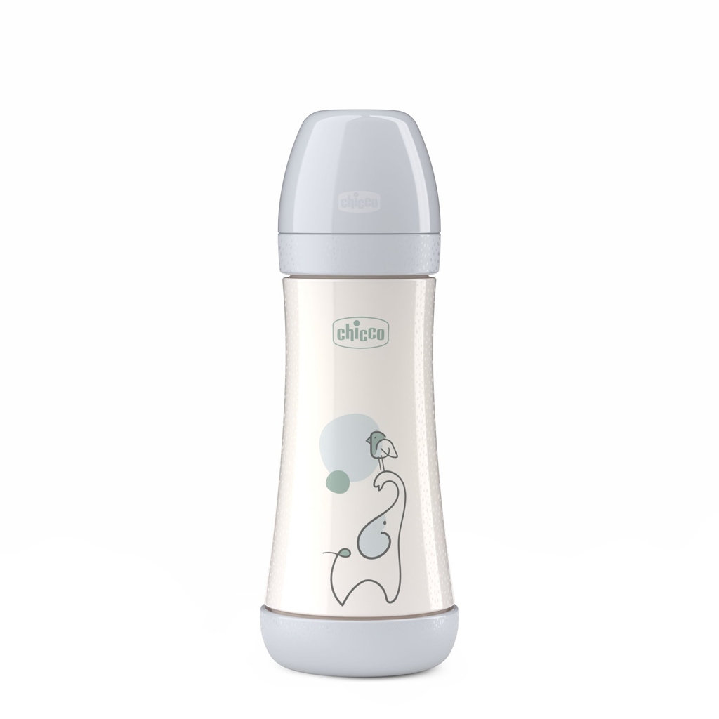 CHICCO Fľaša dojčenská antikoliková Perfect5 300 ml neutral rýchly prietok 4m+