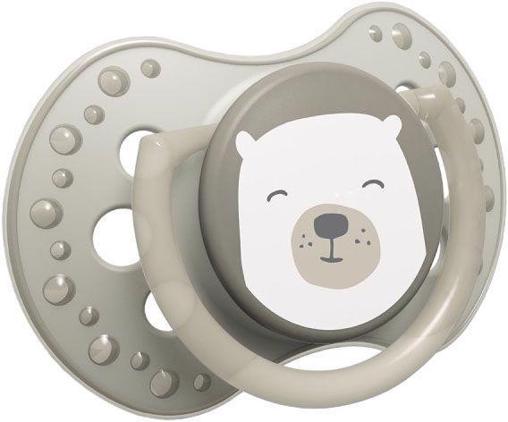 LOVI Cumlík silikónový symetrický dynamický Buddy Bear 0-3m 2ks