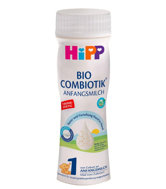 HiPP 1 BIO Combiotik® Počiatočná tekutá mliečna dojčenská výživa od narodenia, 200 ml