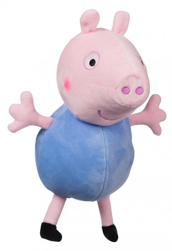 TEDDIES Prasátko Peppa postavička Tom plyš 35,5 cm