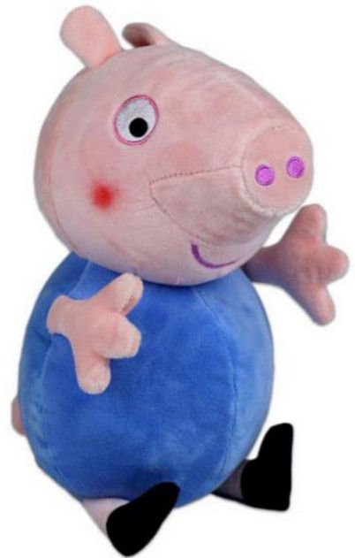 TEDDIES Prasátko Peppa postavička Tom plyš 35,5 cm