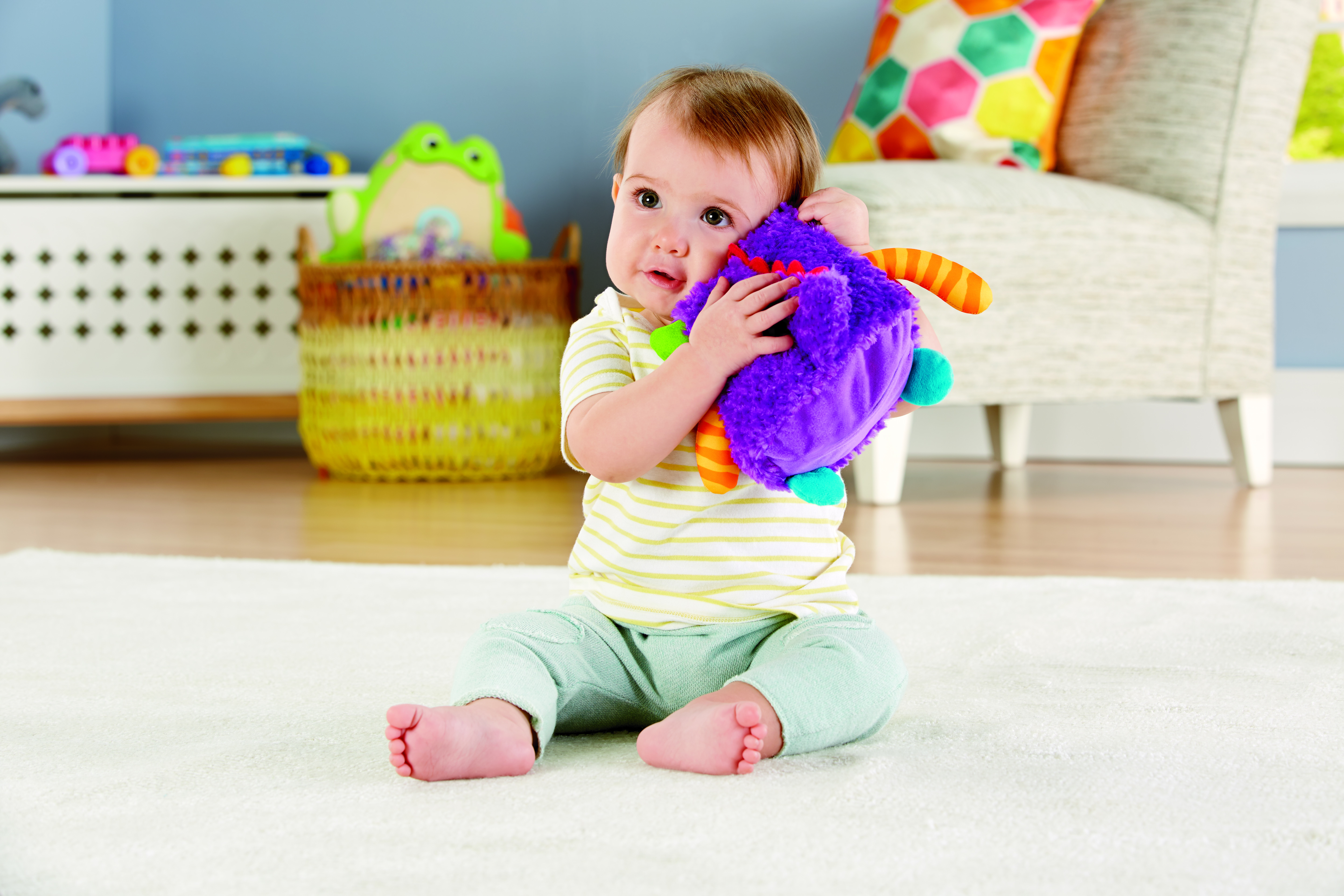 FISHER-PRICE Plyšová veselá príšerka