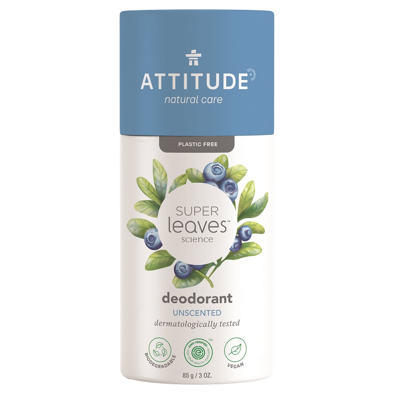 ATTITUDE Deodorant prírodný tuhý Super leaves - bez vône 85 g