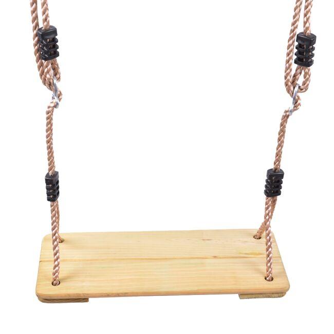 DVĚ DĚTI Drevená hojdačka,  V001853