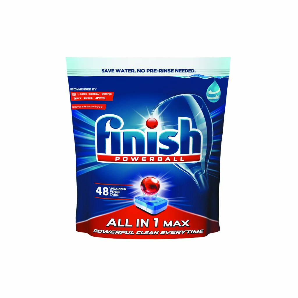 FINISH All-in-1 Max Tablety do umývačky riadu, 48 ks