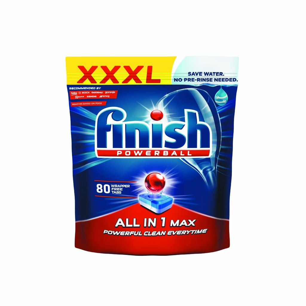 FINISH All-in-1 Max Tablety do umývačky riadu, 80 ks