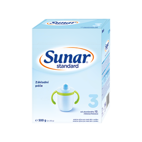 SUNAR Standard 3 Mléko batolecí 500 g
