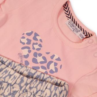 DIRKJE Set 2dielny C-SO SOFT HAPPINESS 74 Pink-Grey