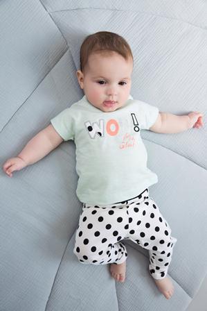 DIRKJE Set 2dielny C-SO JOYFUL WOW 56 White-Mint