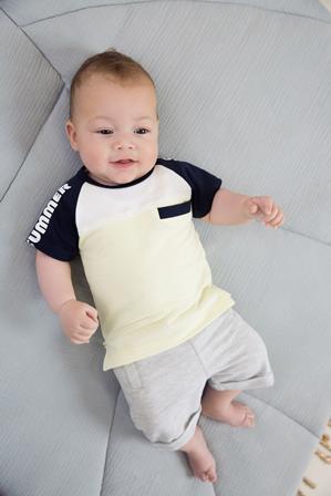 DIRKJE Set 2dielny C-SO SUNNY SUMMER IS HERE ! 62 Yellow-Grey