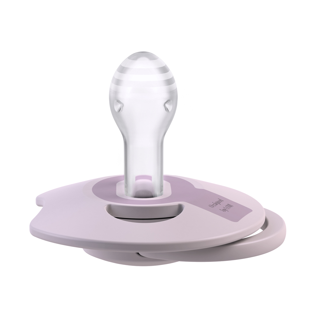 LOVI Cumlík silikónový dynamický Prime 6-18m 2ks Baby Lilac/Violet