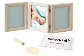 BABY ART Dvojitý rámik na odtlačky a fotografiu - Stormy