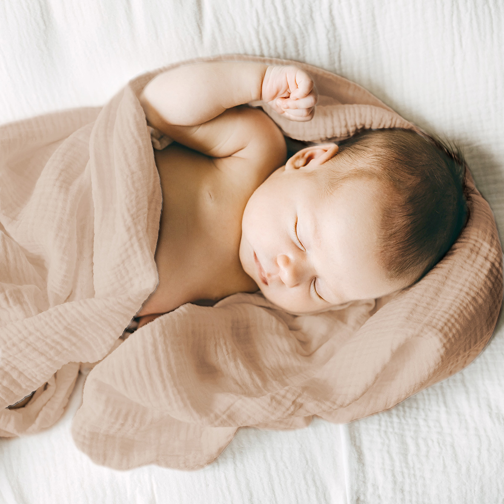 BABYONO Plienky mušelínové Super Soft Beige 3ks, 70x70cm