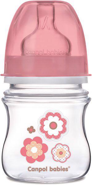 Fľaša Newborn baby 120ml 0% BPA ružová