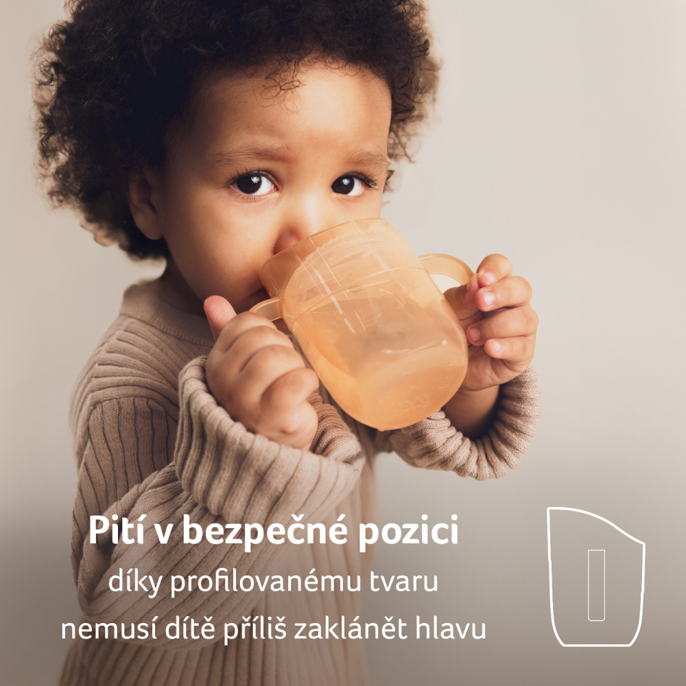 LOVI Hrnček tréningový Genius 150ml Pistachio, 6m+