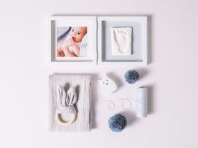 BABY ART Rámček na odtlačky a fotografiu My Baby Style - Simple Grey