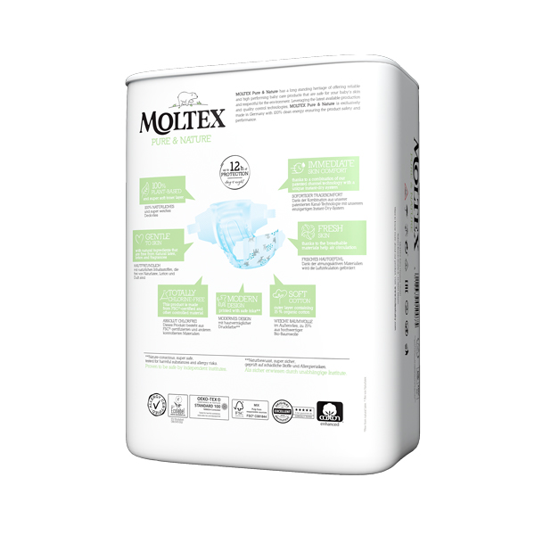 MOLTEX Pure&Nature Plienky jednorazové 5 Junior (11-16 kg) 25 ks