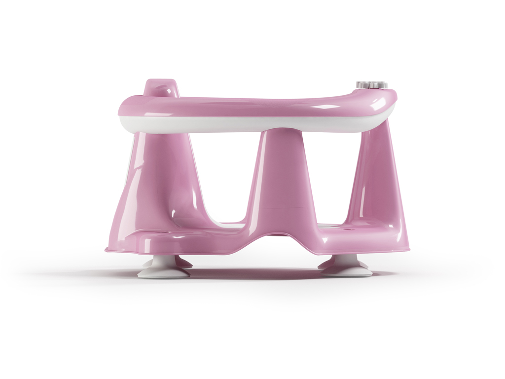 OK BABY Sedadlo do vane protišmykové Flipper Evolution s prísavkami 6–15m Pink