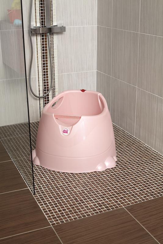 OK BABY Vanička do sprchovacieho kúta Opla svetlo ružová 54