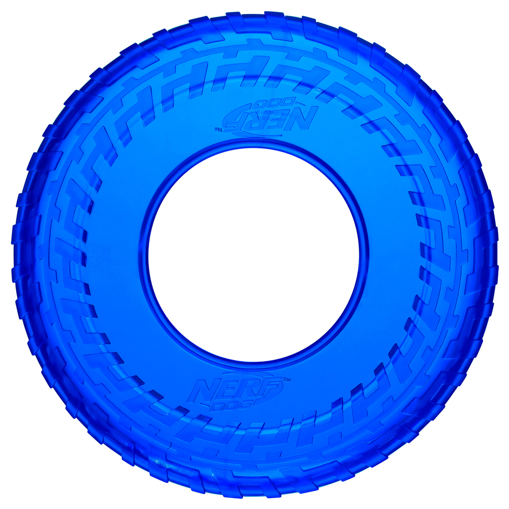 NERF DOG Lietajúci tanier z priehľadnej gumy 25 cm