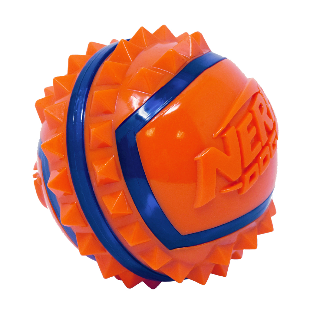 NERF DOG Hračka pre psov loptička so spikmi 9 cm