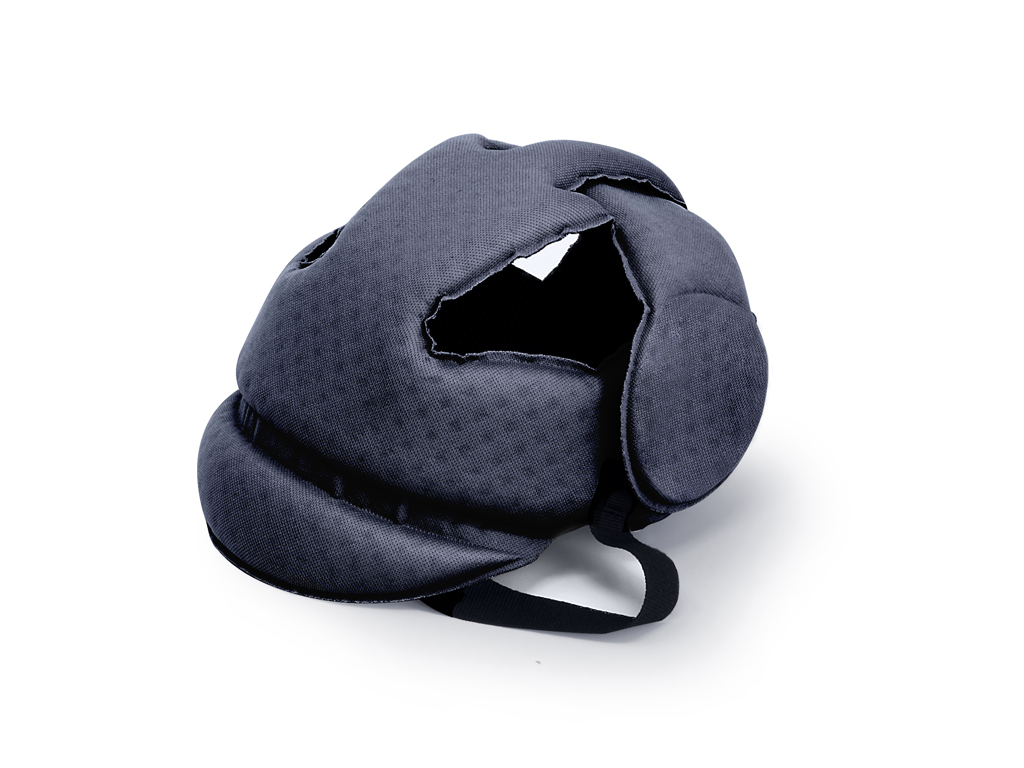 OK BABY Prilba detská ochranná na lozenie No Shock 8–18m obvod hlavy 44–52 cm Blue