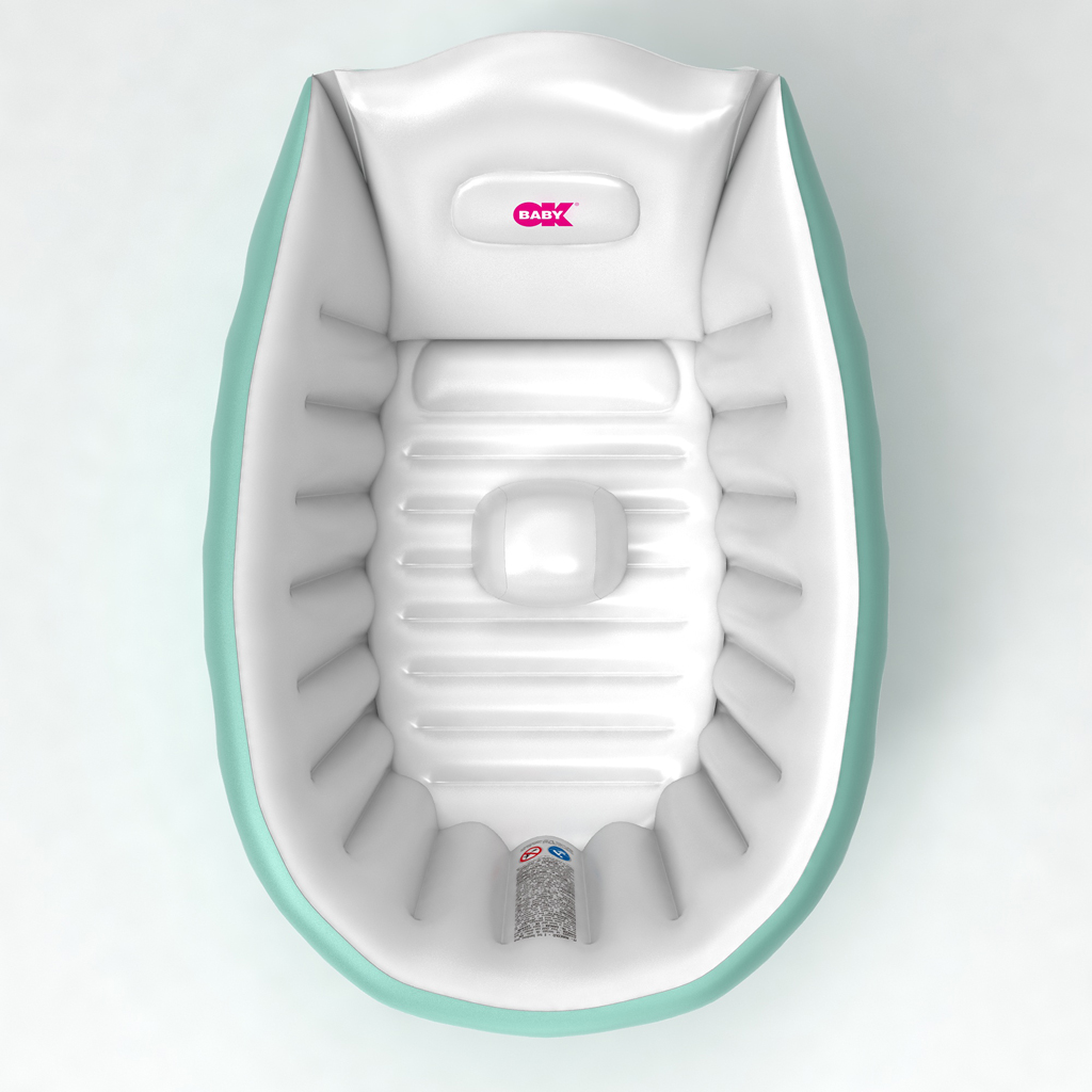 OK BABY Vanička nafukovacia protišmyková Onda Baby Soft 0–12m