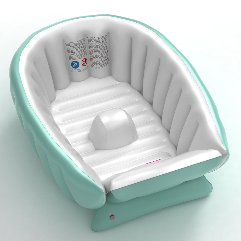 OK BABY Vanička nafukovacia protišmyková Onda Baby Soft 0–12m