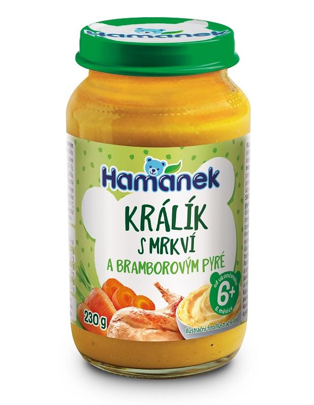 HAMÁNEK Zajac so zemiakom v mrkvovej omáčke 230 g