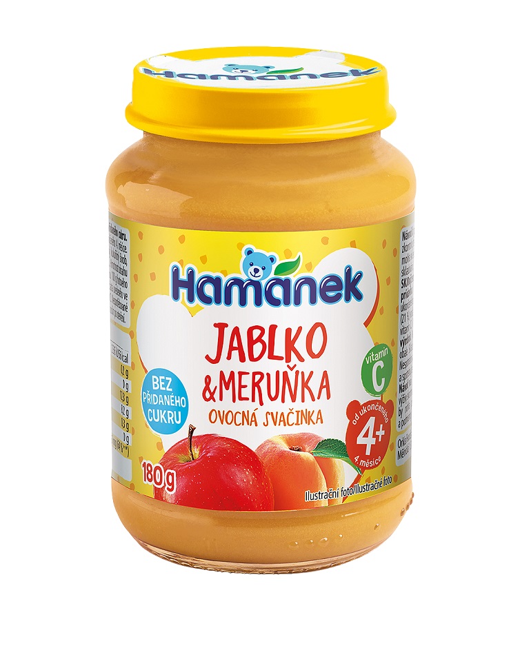 HAMÁNEK S marhuľami nesladené DIA 180 g