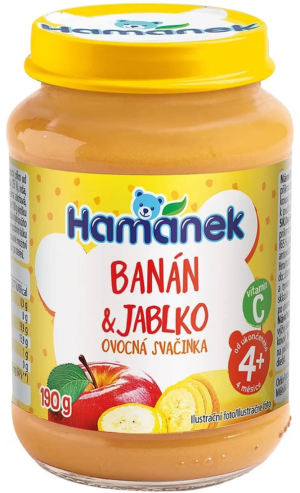 HAMÁNEK S jablkom a banánom 190 g