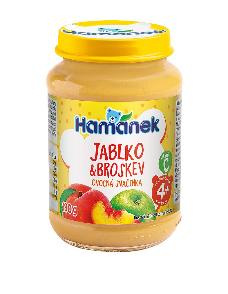 HAMÁNEK S broskyňami 190 g