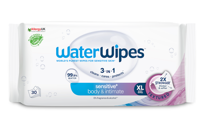 12x WATERWIPES Obrúsky vlhčené Body&Intimate 30 ks (360 ks)