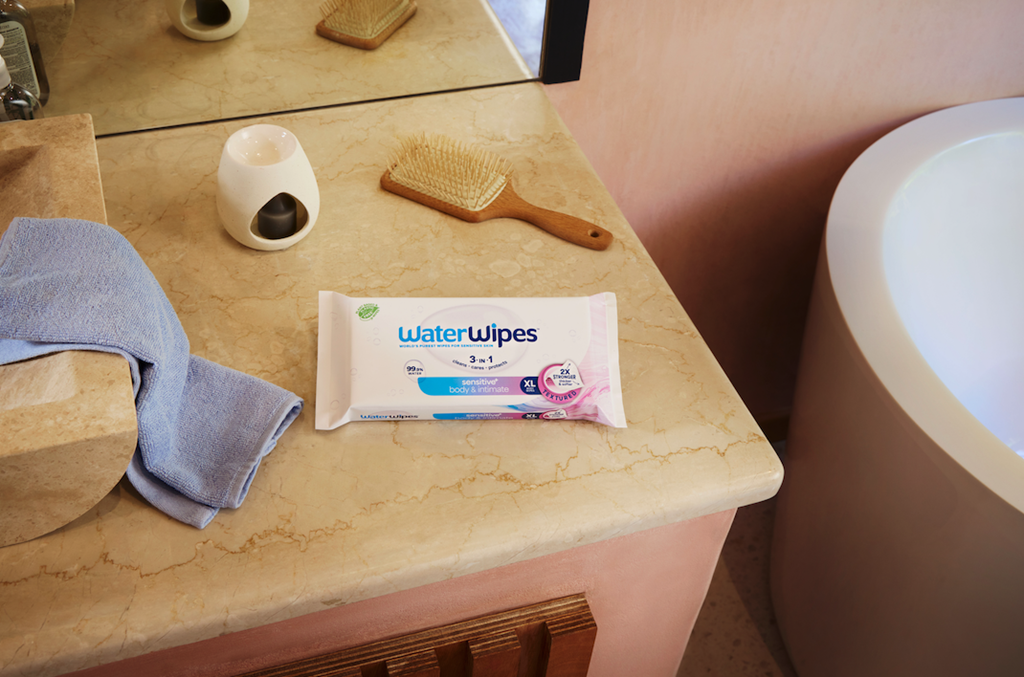 12x WATERWIPES Obrúsky vlhčené Body&Intimate 30 ks (360 ks)